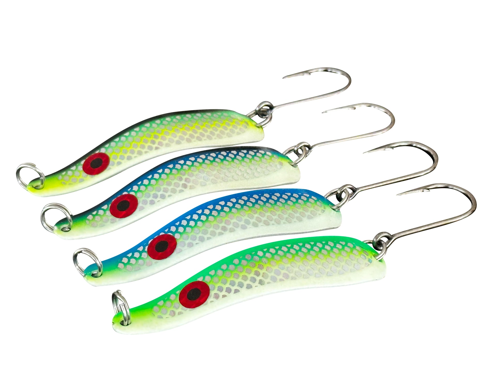 4-pack Spirit Spoons Greens/Blues image 0