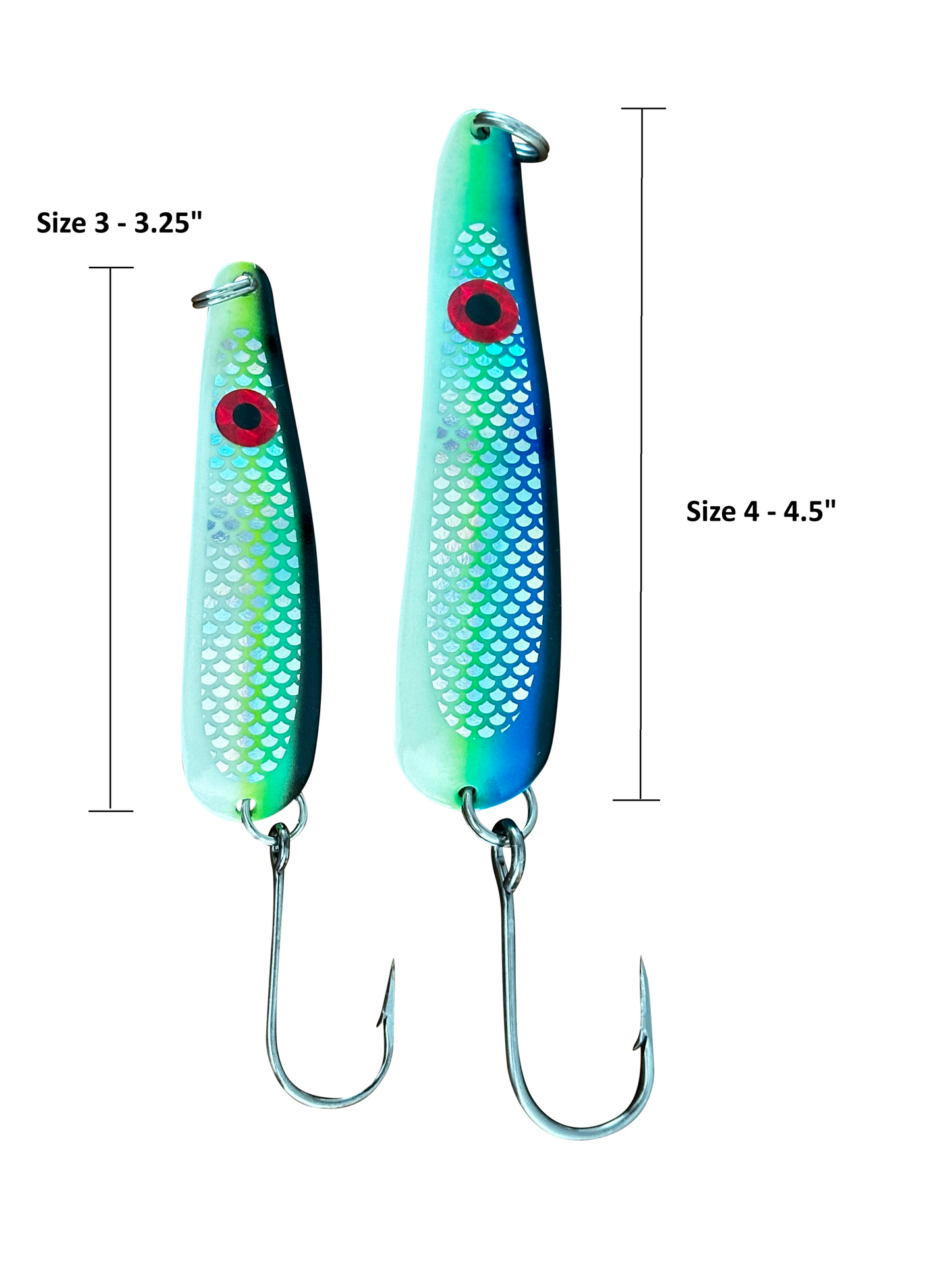 4-pack Spirit Spoons Greens/Blues image 1